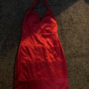 Studio Y Strapless Red Dress